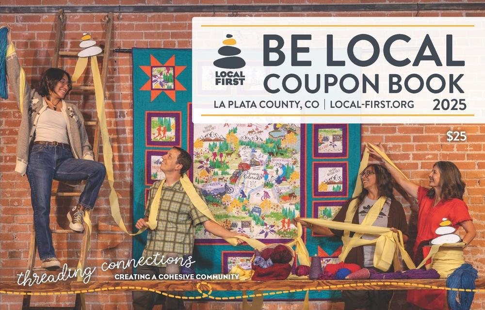 The 2025 Be Local Coupon Book cover