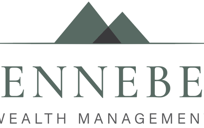 Kennebec Wealth Management logo with mountain graphics