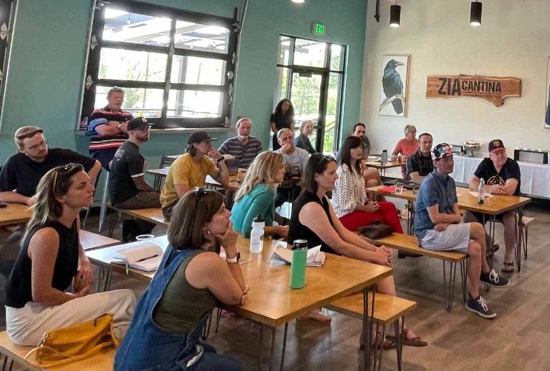 Local First members at a community workshop